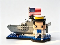 Kit de Construcción de Helicóptero V-22 Osprey, Juguetes de Construcción, Modelo Coleccionable Personalizado, Decoración, Adorno, Regalo