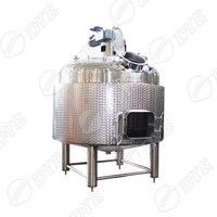 Veste de refroidissement double pour équipement de brassage de bière artisanale, cuve de mashing et de décantation 500L, marque DYE