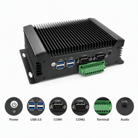Computadora Industrial Integrada Sin Ventilador YCT con WiFi, Doble COM RS232, GPIO, USB 3.0 para Sistemas de Seguridad, IoT Gateway