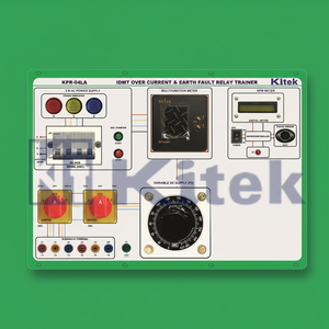 Entrenador de Relés KITEK KPR-04LA IDMT Premium con Función de Falla a Tierra, Equipo Educativo para el Actual Programa de Estudio - Product Image 1