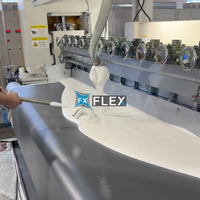 Tissu de toile de tente en bâche imperméable imprimé tissé antistatique de qualité supérieure FLFX, résistant au feu pour les événements