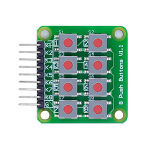 Roarkit2x4キーパッド4x2キーパッド8プッシュボタンV1.00キーボードマトリックスキーボードボタンAVRPIC24モジュールAVRPIC用 - Product Image 3