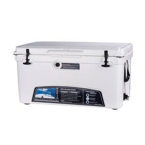 Glacière rotomoulée KUER-B 75Qt grande capacité, portable, pour pêche, camping, alimentation, réfrigérateur rectangulaire en LLDPE - Product Image 3