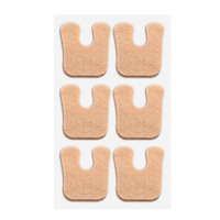 Semelles intérieures en feutre non tissé en U, confortables, respirantes, antidérapantes, absorbant la transpiration, anti-usure, épaissies pour l'avant-pied et la métatarse