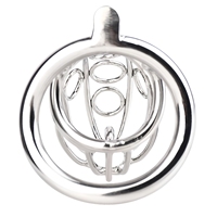 Cage à bite en acier inoxydable à sangle FRRK avec anneau de pénis anti-arrêt Dispositif de prise urétrale de chasteté masculine Nouveau jouet sexuel adulte à serrure