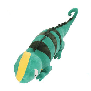 <span class=keywords><strong>Kawaii</strong></span> <span class=keywords><strong>Doodle</strong></span> Style Long Chameleon Plushie-Animal en peluche lézard mignon, cadeau unique pour les amoureux des animaux domestiques - Product Image 3