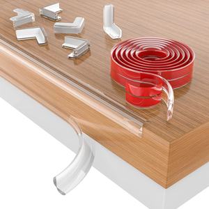 Striscia trasparente Anti-collisione in PVC eco-friendly Non tossico bordo del tavolo del bambino protezione <span class=keywords><strong>angolo</strong></span> parete di protezione pasta per i bambini - Product Image 1