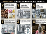 Huile de parfum concentrée Oud Arabe, parfum liquide Rose et Jasmin pour la création de parfums DIY et la fabrication en gros