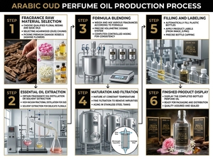 Olio di <span class=keywords><strong>Profumo</strong></span> Concentrato Oud Arabo con <span class=keywords><strong>Rosa</strong></span> e Gelsomino, Fragranza Liquida per Creazione di Profumi <span class=keywords><strong>Fai</strong></span>-<span class=keywords><strong>da</strong></span>-<span class=keywords><strong>Te</strong></span> e Produzione in Serie - Product Image 6