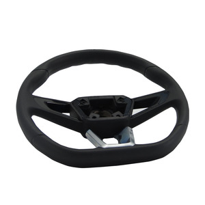 Pièces de rechange pour la rénovation automobile : garniture en cuir PU noir en forme de V pour volant de voiture, ensemble de remplacement pour l'intérieur de l'auto - Product Image 5