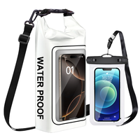 Prix de gros : Sac étanche 2L et sac étanche pour téléphone portable IPX8, ensemble de sacs étanches en PVC personnalisés pour SUP, natation, navigation de plaisance