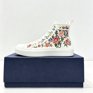 2026 Designer Casual <b>Shoes</b> <b>Men</b> and Women Luxury Embossed Genuine Leather <b>Platform</b> Sneakers Soft Spring Outdoor - Product Image 1