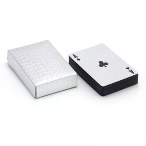 Lujo acabado liso diseño del cliente respetuoso con el medio ambiente 100% naipe de plástico con caja para adultos - Product Image 3