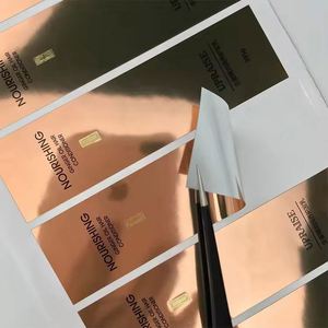 Autocollant cosmétique personnalisé imperméable, étiquette de parfum de luxe brillante argentée, impression d'étiquettes de parfum de luxe en vinyle - Product Image 5