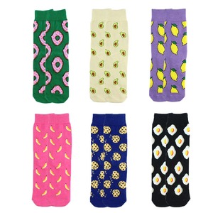 Chaussettes amusantes et mignonnes en forme de nourriture, beignets, citron, <span class=keywords><strong>avocat</strong></span>, œufs, animaux, nouveau style créatif en coton, vente en gros populaire, chaussettes pour femmes - Product Image 3