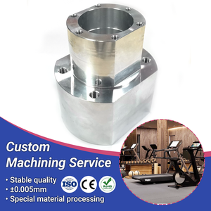 भारी शुल्क प्रीमियम जिम उपकरण भागों, उच्च शक्ति स्टील और एल्यूमीनियम मिश्र धातु कस्टम सीएनसी मशीनिंग सेवा - Product Image 1