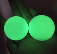 Balles de golf fluorescentes de qualité tournoi, phosphorescentes super lumineuses à recharge rapide UV pour matchs officiels au crépuscule