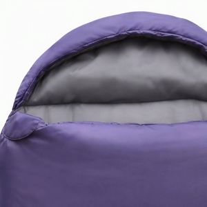 ถุงนอนโพลีเอสเตอร์แบบพับได้ น้ำหนักเบา อุ่นสบาย ตัดเย็บด้วยเทคนิค Horizontal Baffle Stitching เป็นมิตรกับสิ่งแวดล้อม เหมาะสำหรับการตั้งแคมป์ เดินป่า และแบกเป้กลางแจ้ง - Product Image 2
