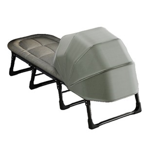 เตียงพับพร้อมผ้าคลุมกันแสงและป้องกันการมองเห็น เหมาะสำหรับพักผ่อนคนเดียวในออฟฟิศ ใช้ในบ้านได้ พกพาสะดวก รุ่น AL-9700562 - Product Image 1