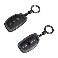 Housse de clé pour Hyundai Elantra, avec porte-clés compatible avec Hyundai Elantra Ioniq Sonata Tucson Elantra GT 2021 2020 2019