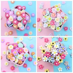 ดอกเดซี่เรซิ่นแบบแบนสำหรับทำเครื่องประดับ ตกแต่งเคสมือถือ เครื่องประดับผม ตกแต่งสวนเทพนิยาย - Product Image 4