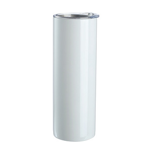 Gobelet isotherme vierge pour sublimation, gamme complète, en acier inoxydable blanc, vente en gros, personnalisable avec logo, mug à transfert thermique - Product Image 5