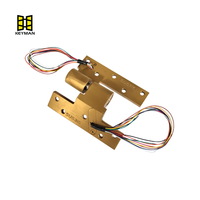 Charnière à pivot électrique dorée en acier inoxydable Rotation automatique à 180 degrés Charnière de conception moderne motorisée robuste