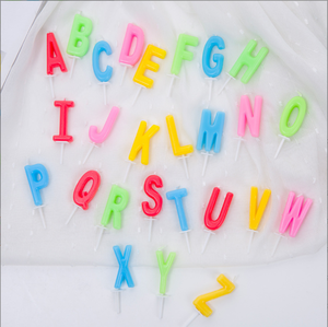 เทียนหลากสี A-Z สุขสันต์วันเกิดปักคำ<span class=keywords><strong>เค้ก</strong></span>ปาร์ตี้ - Product Image 3