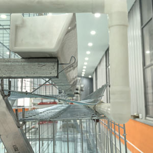 96/128 3/4 livelli di uccelli commerciano uno strato di tipo gabbie di pollo rimozione del letame a manovella per l'allevamento di pollame di uccelli 1000 - Product Image 5