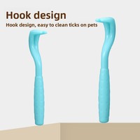 Éliminateur de tiques pour animaux de compagnie, peigne attrape-puces et poux, extracteur à clip, outils de toilettage pour chiens, chats, petits animaux, polypropylène