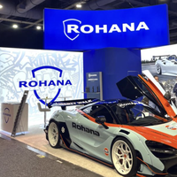 Stand de Exhibición Modular Personalizado para el Show SEMA Island, con Caja de Luz SEG y Maletas con Ruedas
