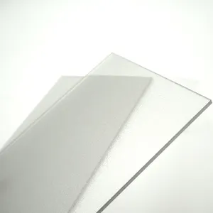 Lembar polikarbonat buram polarbonato transparan, 2mm 4mm 8mm untuk isolasi suara