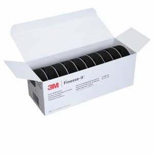 Tampon de polissage en mousse 3M <span class=keywords><strong>Finesse</strong></span>-it Advanced 45235 Gris 82 mm (3-1/4 po) Polyuréthane pour polissage automobile 90 unités/boîte - Product Image 3