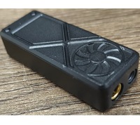 DAC/AMP portable Type C avec affichage du débit, design mini carte graphique, carte son externe, amplificateur casque pour smartphone et ordinateur
