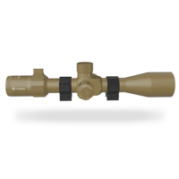 TYPHON 6-24x50IR FFP LPVO Premier plan focal 30mm Tube de visée avec arrêt zéro avec anneau de portée