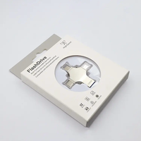 Memoria USB Multifunción 4 en 1 Tipo-C 3.0 de 8GB 512GB, Unidad Flash USB OTG para iPhone, Disco de Memoria de Metal de 16GB 32GB 64GB 128GB 256GB