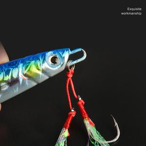 Leurre de pêche en métal Rich One 3DJL62 60g-200g à coulée rapide avec hameçon pour rivière, lac, ruisseau, jigs à lancer lent, brochet - Product Image 6