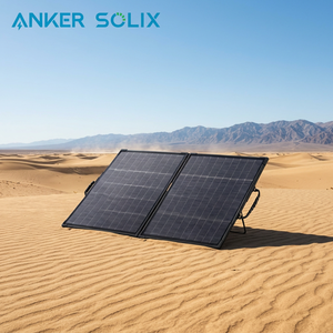 Panneau solaire Anker Solix PS100 100W à installation rapide avec support inclinable pour bateau, pêche, marine, quai, Royaume-Uni - Product Image 1