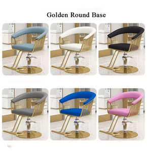 Sillón de Barbería Moderno de Alta Gama con Cuero Sintético para Salón, Hotel, Sala de Estar, Hogar, <span class=keywords><strong>Bar</strong></span> y Centro Comercial, Base Cromada - Product Image 6