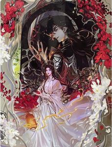 Cadre photo en acrylique personnalisé de qualité supérieure avec personnage de dessin animé, design double face, base transparente comme du cristal, pour la décoration de bureau, pour les collectionneurs - Product Image 2