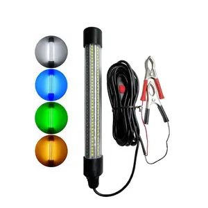 Buscador de peces sumergible, señuelo bajo el agua, luz para barco nocturno, lámpara de atracción de pesca, luz de piscina de 12V, 20W, 216 LED