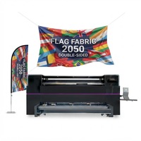 Pabrik Printer Sublimasi Bendera Dua Sisi 2.05m Presisi Tinggi 4 Kepala I3200 A1 untuk Pencetakan Kain Bendera dan Spanduk