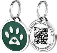 Großhandel Maßgefertigter Intelligenter NFC NTAG 213 Metall-Epoxy QR-Code Haustier-ID-Anhänger