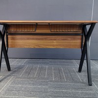Tables de conférence longues en PVC, modernes et minimalistes, librement combinables, avec chaises pour la formation des employés, bureau, salle d'étude, bureaux doubles