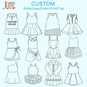 Completo Estivo Casual da <span class=keywords><strong>Bambina</strong></span> Tiaose, 2 Pezzi Senza Maniche con <span class=keywords><strong>Pantaloncini</strong></span>, in Morbido Poliestere/<span class=keywords><strong>Cotone</strong></span> - Product Image 3