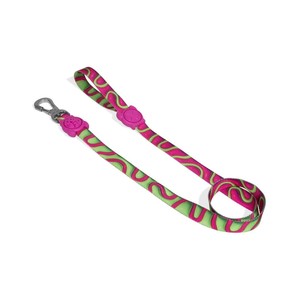 สายจูงสุนัขแบบปรับได้ H3D ลายเจลลี่สีชมพูเขียว - Product Image 3