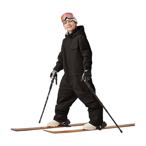 Combinaison de <span class=keywords><strong>ski</strong></span> résistante au froid pour enfants et femmes, ensemble d'extérieur imperméable et coupe-vent, vêtements d'hiver pour la neige, tenue de <span class=keywords><strong>ski</strong></span> - Product Image 3