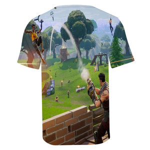 Hot Games camiseta <span class=keywords><strong>para</strong></span> hombres mujeres niños dibujos animados 3D Impresión logotipo personalizado <span class=keywords><strong>Anime</strong></span> camiseta manga corta - Product Image 5