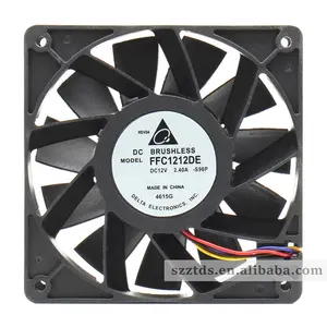 New and original Delta FFC1212DE 12038 fan high speed 120mm 12v 2.4A 3A 4Pin PWM 12cm Axial Flow cooling fans 120*120*38mm