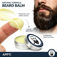 Baume Coiffant Naturel pour Barbe Lissant Adoucissant Nourrissant Soin Quotidien pour Hommes Vente en Gros Personnalisée Service de Marque Privée